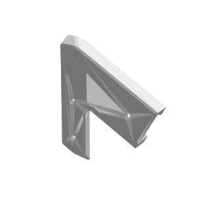 Funnel bracket (left)